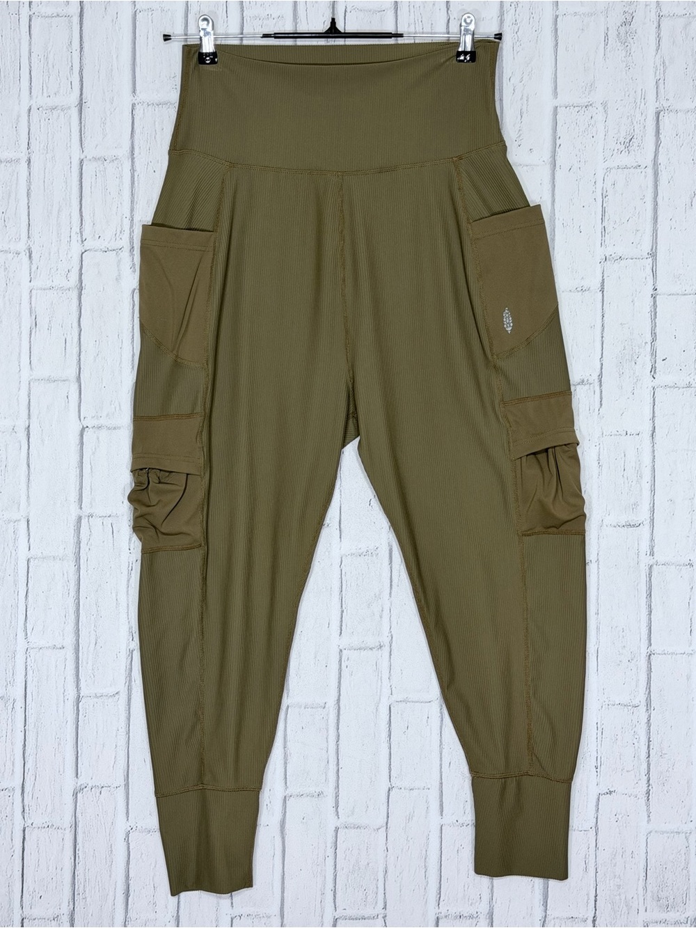 🫒 FP Movement Take A Hike Harem Pants Olive Green Cargo Large